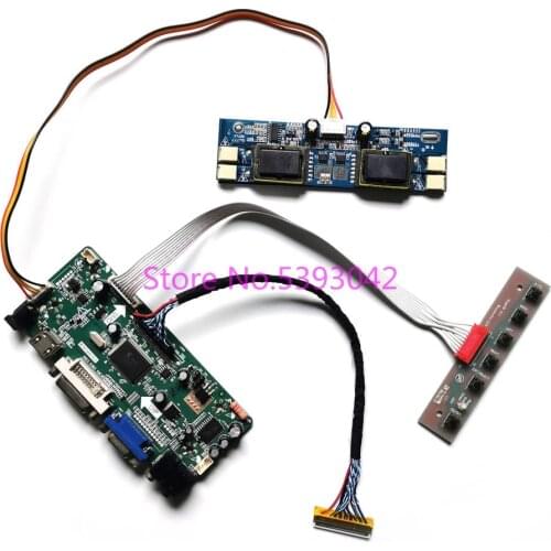 For LM201WE3(TL)(F3)/(TL)(F4)/(TL)(F5)/(TL)(F6)/(TL)(F8) 30-Pin VGA LVDS 20.1" 4CCFL 1680*1050 display controller board kit