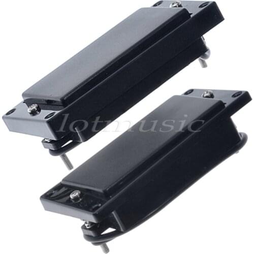 Belcat Electric Guitar Pickups Humbucker Double Coil Pickup Guitar Parts Accessories Humbucking Bridge Neck Set Ceramic Black