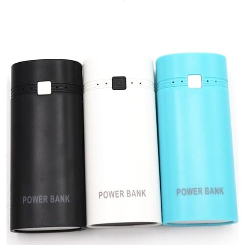 DIY 2x18650 Battery Case Portable PowerBank Shell Case Box USB Port with Indicator for iPhone for Samsung Xiaomi Without Battery