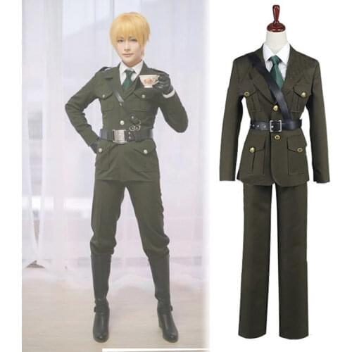 APH Axis Powers Hetalia England UK Arthur Kirkland Cosplay Costume Outfit