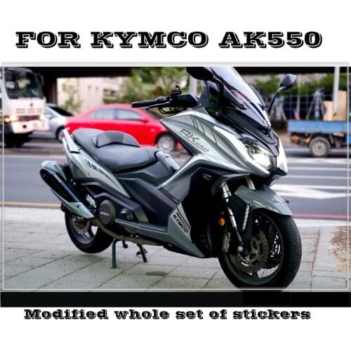 For KYMCO AK550 motorcycle sticker body front sticker front fender sticker side panel sticker complete sticker
