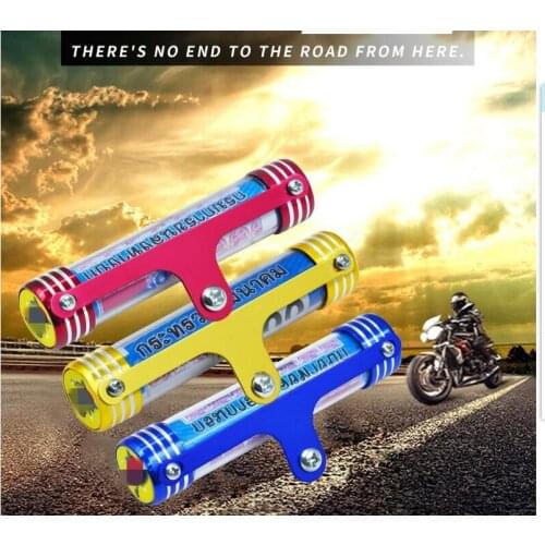 Motorcycle safety tax disk tube cylindrical frame, waterproof tax support general tax pipe accessories for YAMAHA motorcycle