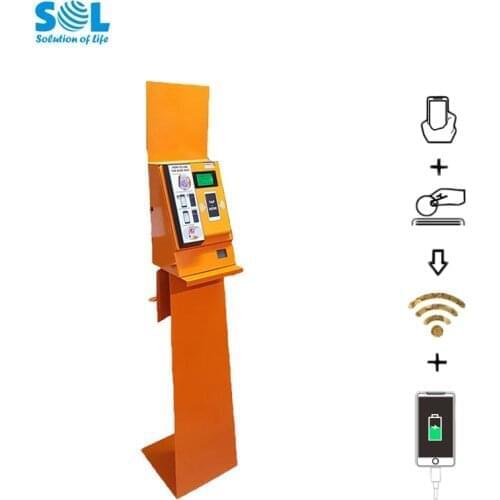 Wall Mounted Coin Operated Charging Mobile Phone Machine Vending