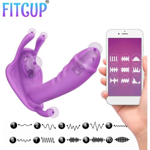 Wearable Dildo Vibrator For Women Bluetooth APP Clitoris Stimulation Vibration Female Masturbation Massage Sex Toys For Couples