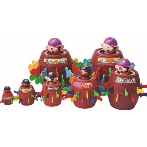 Adventure Pirate Barrel Game Gags & Practical Jokes Novelty Gag Toys Party Game Props Supplies Gift for Kids Friends