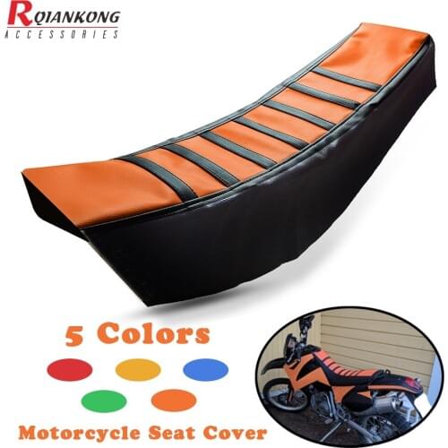 Dirt Bike Moto Ribbed Rubber Gripper Soft Seat Cover For 300/500/125 EXC SIX DAYS 200/250/300/450/500 XC-W 150/250/300 XC