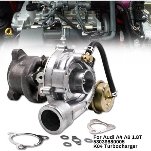 K04 015 Supercharger Turbocharger for Audi A4/A6 For VW Passat 1.8T K03 53049700015 Upgrade Turbo Turbine Turbolader
