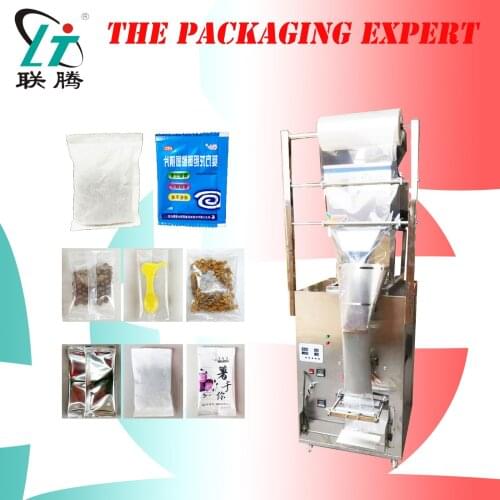 Packing Machine For Powder Sugar Seeds Sealing Bag Making 3hopper For Different Products Film Pack Weight And Seal Free Shipping