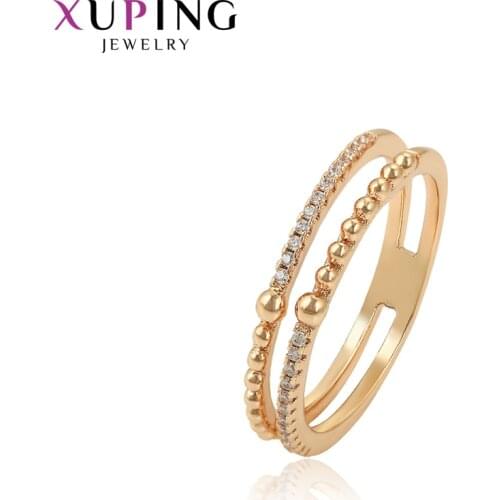 Xuping New Arrival Exquisite Vintage Popular Design Cute Rings for Girl Women Jewelry Party Gifts 16180