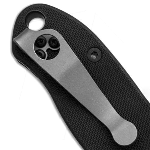 1pcs High Quality Titanium Alloy Spyderco Para3 Ti Pocket Knife Clip C81 C223 Durable Knives Back Clamp EDC DIY Make Tools Parts