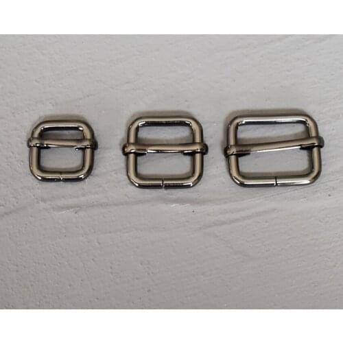 15mm/20mm/25mm/30mm 1 Pcs Slider Adjustable Buckle Handbag Strap Slider Adjuster Belt Buckles For Bag DIY Accessories