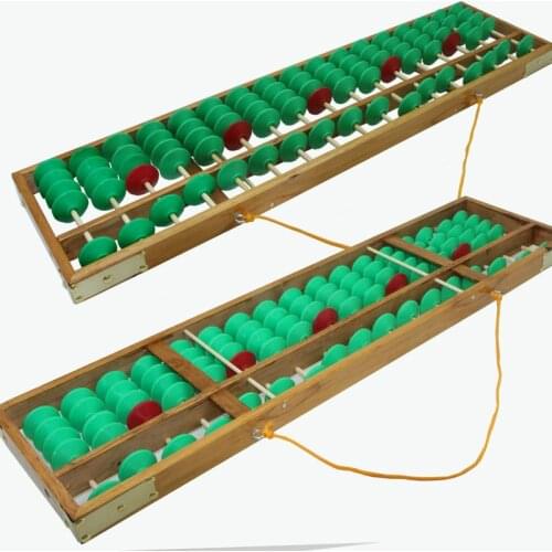17 teaching abacus Hanging on blackboard spring bead does not slide Demonstrate the abacus Teachers use abacus