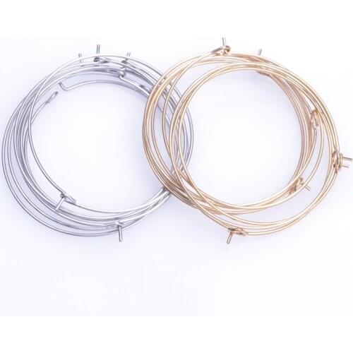 20Pcs/Lot Mix Colors Stainless Steel Big Circle Wire Hoops Loop Women Earrings Party Gift Jewelry Accessories