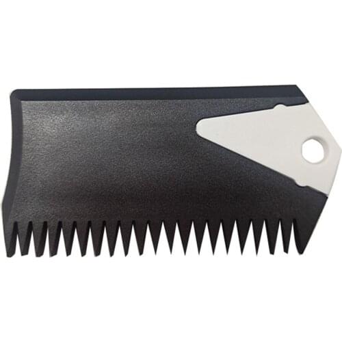 8.5cm Surfwax Wax Comb Surfboard Paddleboard SUP Surf Wax Removal Comb + Fin Key for Water Sports Black