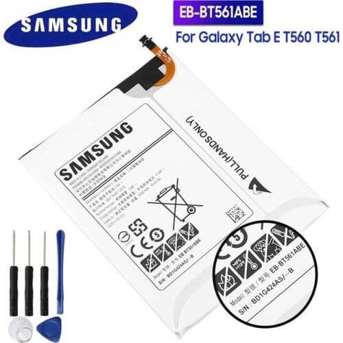 Original Replacement Samsung Battery For SAMSUNG Galaxy Tab E SM-T560 T560 T561 Genuine Tablet Battery EB-BT561ABE EB-BT561ABA