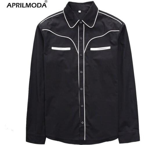 APRIL MODA Men's Long Shirts