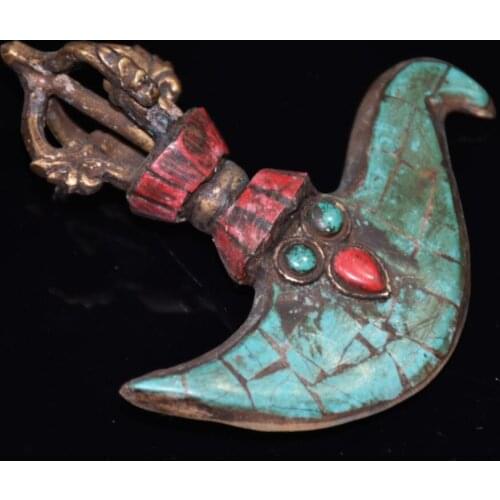 Archaize brass Exorcism Vajra crafts statue