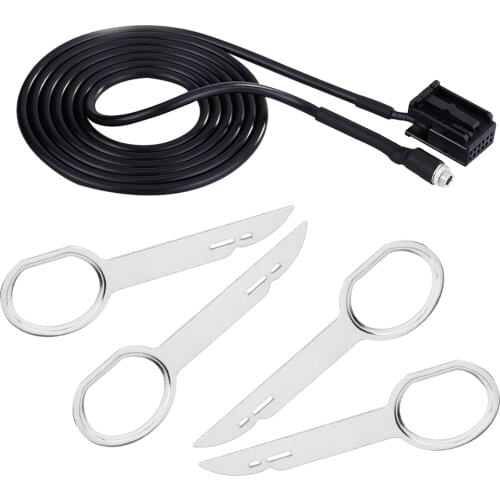 Car 6000 CD 3.5MM Female Aux-In Cable Adapter for Ford Focus C-Max S-Max