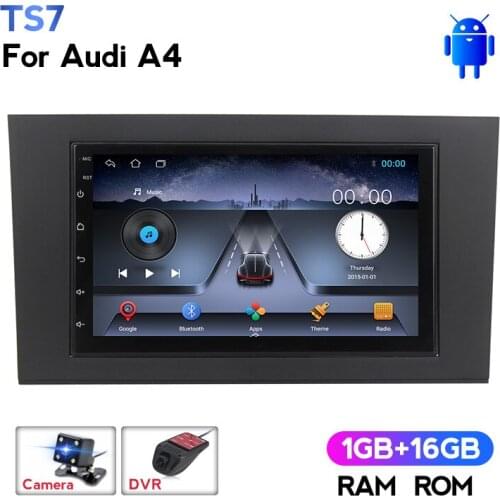 7 inch Android Car multimedia video gps radio player for Audi A4 B8 S4 B6 B7 RS4 8E 8H B9 Seat Exeo 2002-2008 AHD No DVD 2 din