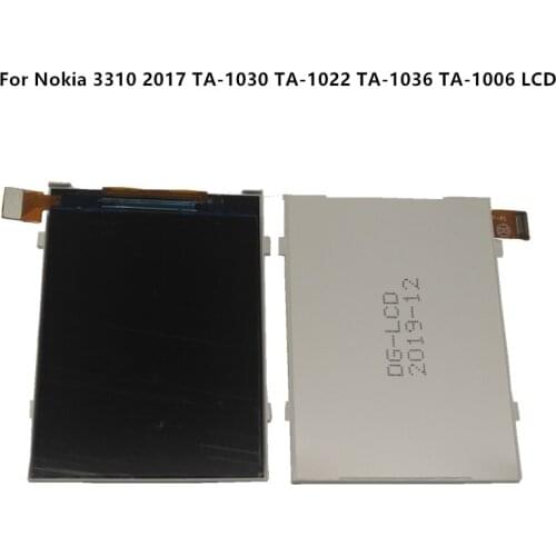 Azqqlbw 10pcs/lot For Nokia 3310 2017 TA-1030 TA-1022 TA-1036 TA-1006 LCD Screen Display Replacement Parts For 3310 2017 Screen