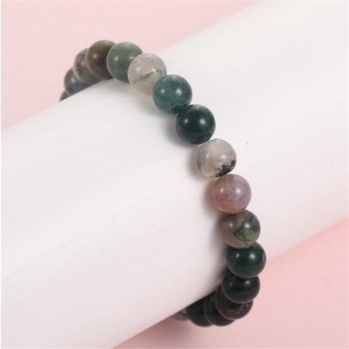 Fashion Reiki Chakra Crystal Healing Bracelet Charm Yoga Women Elastic Bangle For Friendship Gifts