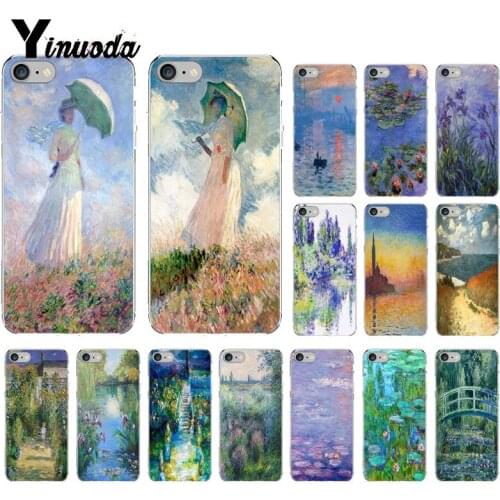 Yinuoda Claude Monet Impressionism Painter Pattern Phone Case for iphone SE 2020 X XS MAX 6 6S 7 7plus 8 8Plus 5 5S XR 10 Case