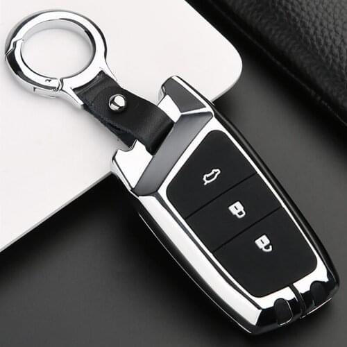 Zinc alloy+Silicone Car Key Cover Case For Baojun E200 E300 RS3 RS5 RS7 RC5 RC6 RM5 RMC RS-3 RS-5 RS-7 RC-5 RC-6 Accessories