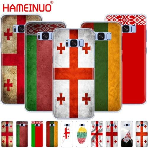 HAMEINUO Georgia Grunge Flag cell phone case cover for Samsung Galaxy S9 S7 edge PLUS S8 S6 S5 S4 S3 MINI