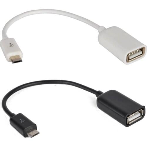 New Micro USB Male to USB Female Converter OTG Adapter Cable Cord Mobile Phone Micro USB OTG Cable Data Transfer Micro USB