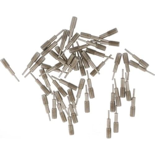 50pcs Watch Repair Tool Pins Watch Band Strap Link Removal Adjuster Spare Pins Watch Clock Repairs Tool Kit