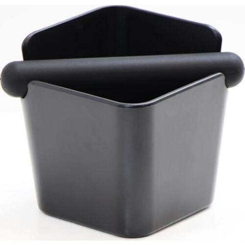 Realand ABS Shock-absorbent Espresso Knock Box Anti slip Coffee Grind Dump Bin Waste Bin with Detachable Knock Bar for Barista
