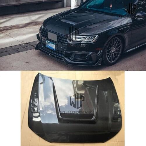 A6L C7 High Quality Carbon Fiber Car Styling Front Engine Hood Cover Bonnets For Audi RS6 S6 Car body kit 12-16