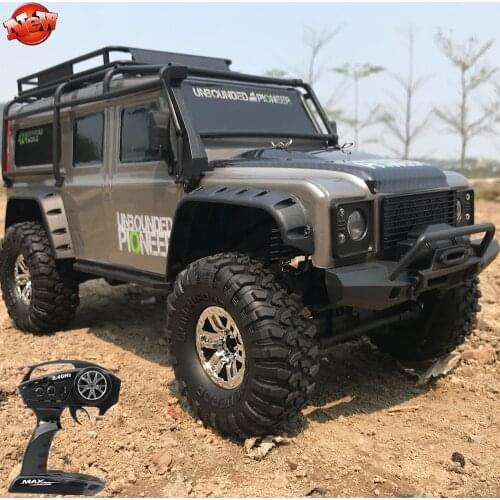 High Speed Retrofit Electric Wireless Control Simulation Land Rover Pickup RC Car 1:10 2.4G 4WD Shock Absorber Off Road Vehicle