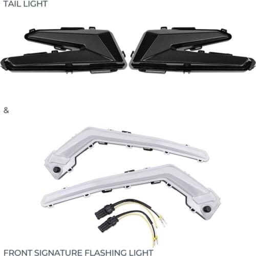 Tail Lamps With Turning Light Black Rear Tail Lights for Can Am Maverick X3 900 MAX Turbo R Turbo R XRC XDS
