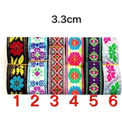 3.3cm ethnic style folk style nation style jacquard ribbon,jacquard webbing,garment ribbon,shoes ribbon,bag ribbon,QC0708D