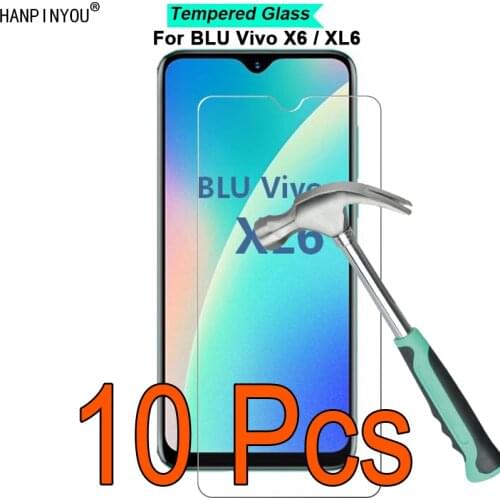 10 Pcs/Lot For BLU Vivo X6 / XL6 9H Hardness 2.5D Ultra-thin Toughened Tempered Glass Film Screen Protector Guard