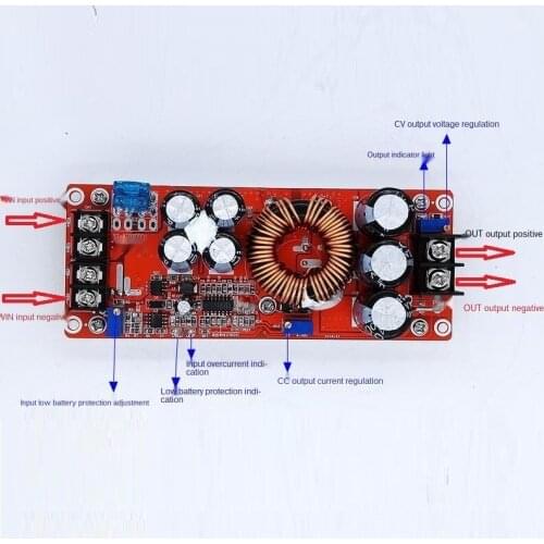 1500W30A high current DC-DC486072 DC constant voltage 90V constant current boost power module regulator