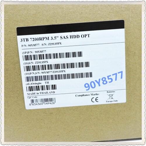 90Y8577 90Y8578 3TB SAS X3630M4 Ensure New in original box. Promised to send in 24 hours