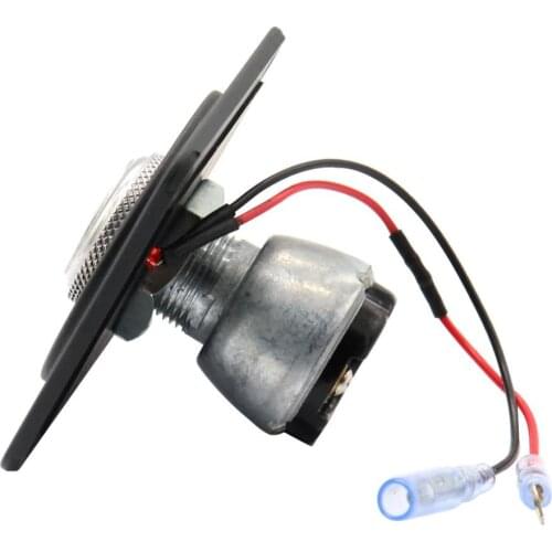 Car Auto DC 12V Single Ignition Switch Panel With Keys Engine Start ON-OFF
