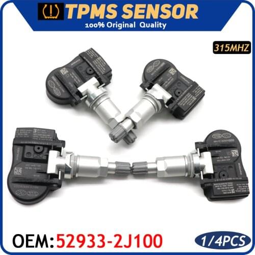 Car TPMS Tire Pressure Monitoring Sensor For Hyundai Solaris Verna Accent Kia Rio Sorento Ceed Genesis G80 433Mhz 52933-2J100