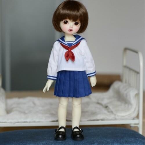 BJD doll clothes suit suitable for 1-6 size sailor suit uniform skirt suit doll accessories