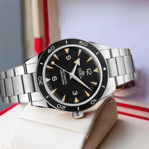 CADISEN Men Mechanical Watch Top Brand Luxury Waterproof Leather Casual Automatices Male diver Clock Wrist watches heren horloge