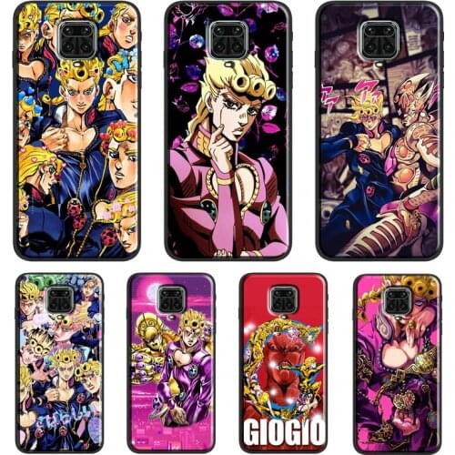 Vento Aureo GIOGIO JoJos Anime For Xiaomi Redmi Note 7 8 Pro 8T 9S Note 9 10 Pro Cover For Redmi 9T 9 9A 9C 7A 8A Case