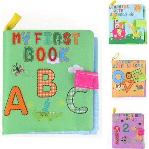 Kids Baby Cloth Intelligence Development Early Learning Book Educational Toy Soft Cloth Learning Cognize Book Kids Quiet Book To