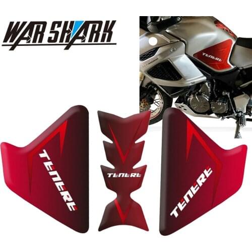 For YAMAHA Super Tenere XT1200Z XT 1200Z 2010-2019 Motorcycle Tank Buffer Protective Sticker Decorative Epoxy Resin Decals