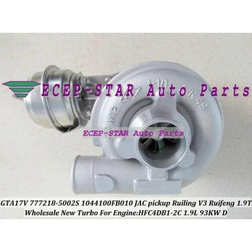 GT17V 777218 777218-0001 777218-5001S 1044100FB010 Turbo For JAC Jianghuai pickup Rui ling V3 Ruifeng HFC4DB1-2C HFC4DB1.2C 2.0L