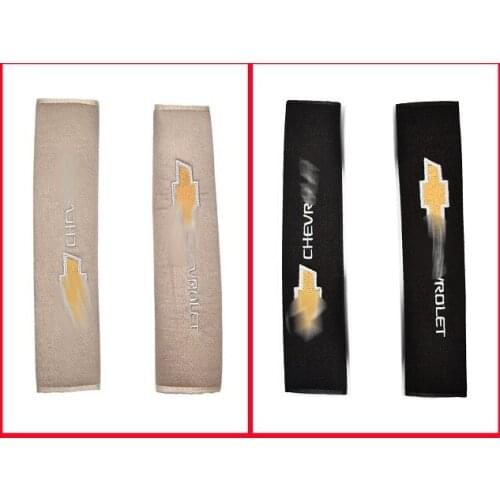 Chevrolat Belt Pad 2 Pieces-Fabric-Embroidery