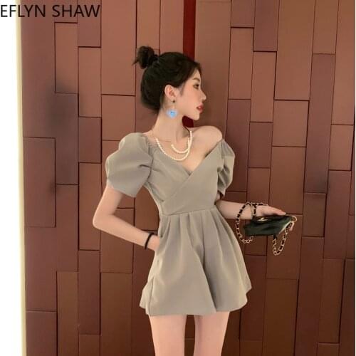 Женские однотонные комбинезоны KWD China At AliExpress