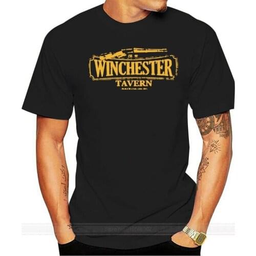 Shubuzhi Summer Casual Man T Shirt shaun of the dead winchester tavern T-Shirt Black Basic Tee 100% Cotton Shirts