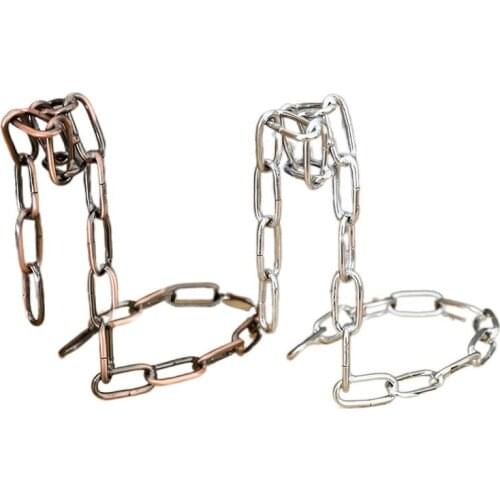 1pcs Metal Suspension iron Chain Wine Racks Creative Handmade Restaurant Bar Table Display Stand Home Decoration Accessories